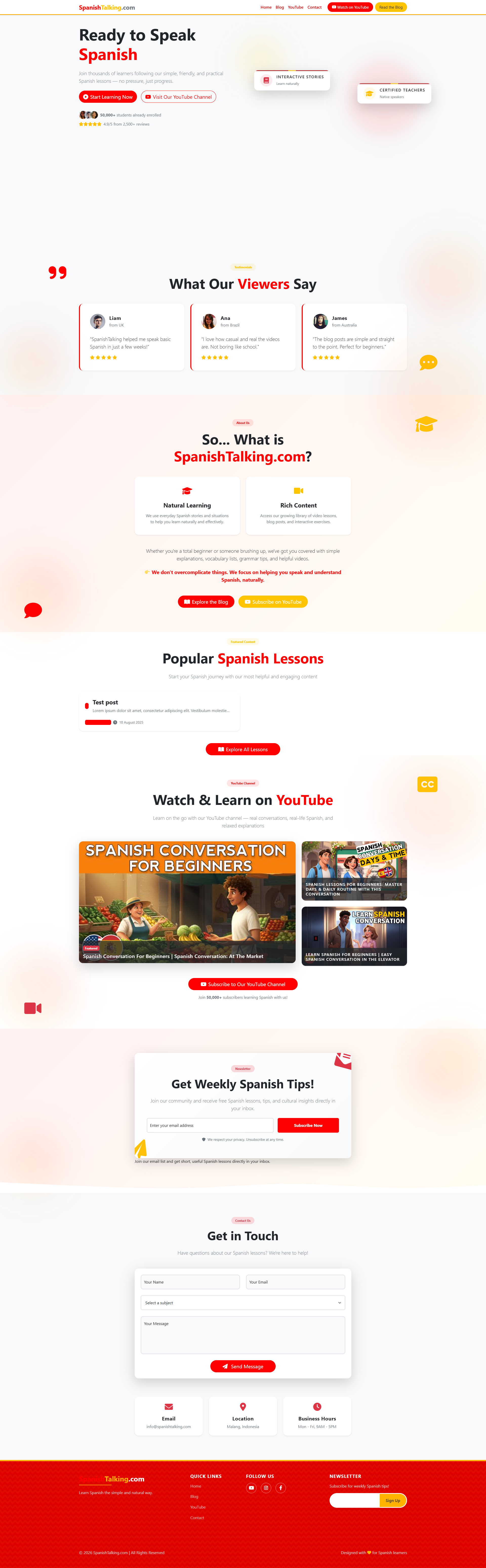 Spanish Talking Screenshot